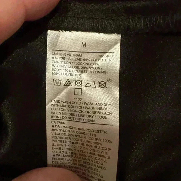 Elegant Black Sheer Sleeve Women's Dress - Picture 8 of 8